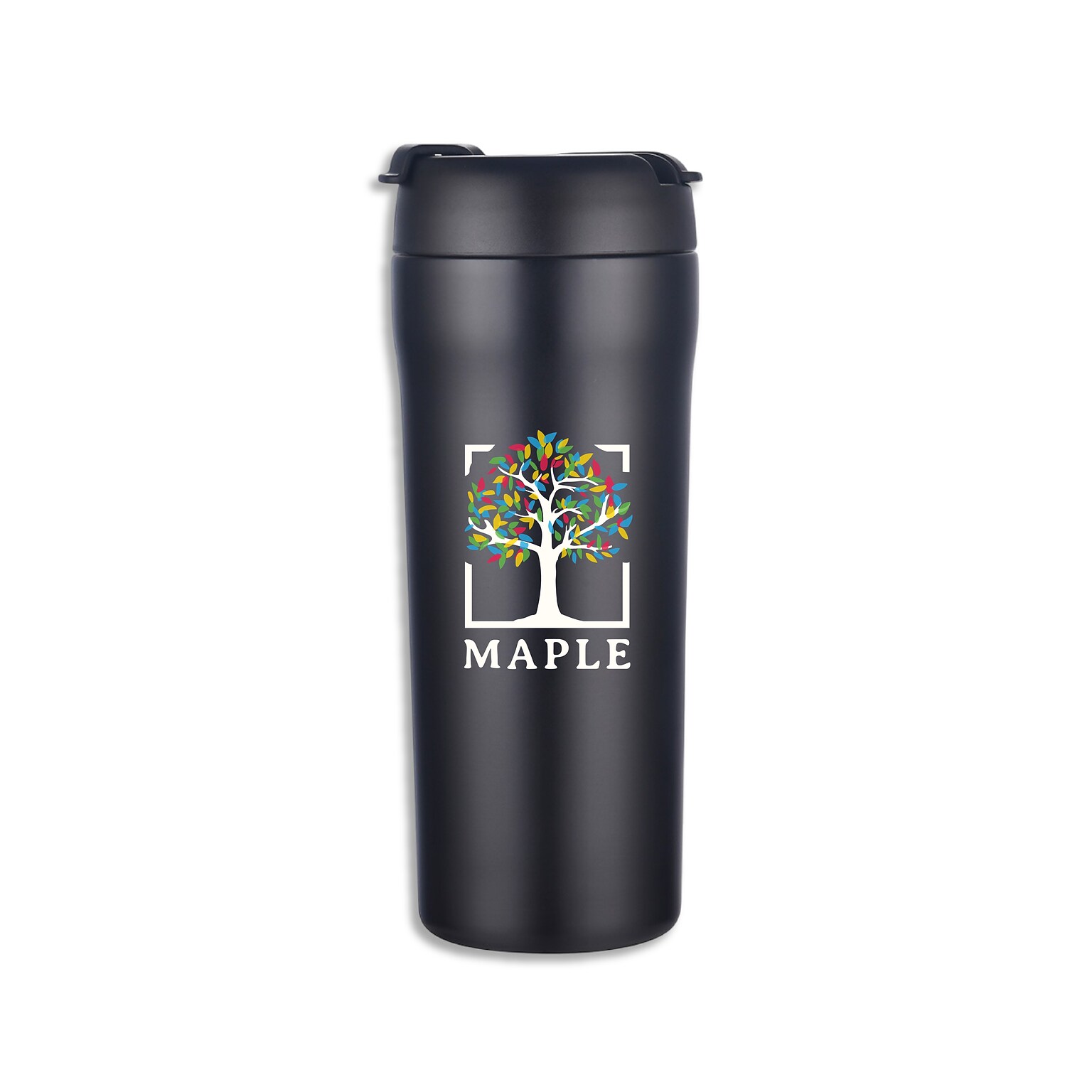 Custom Whistler Dual Sipper Stainless Steel Travel Tumbler 25 oz