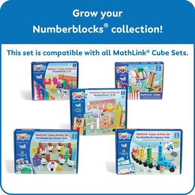 hand2mind MathLink Cubes Numberblocks 21-30 Activity Set (96321)