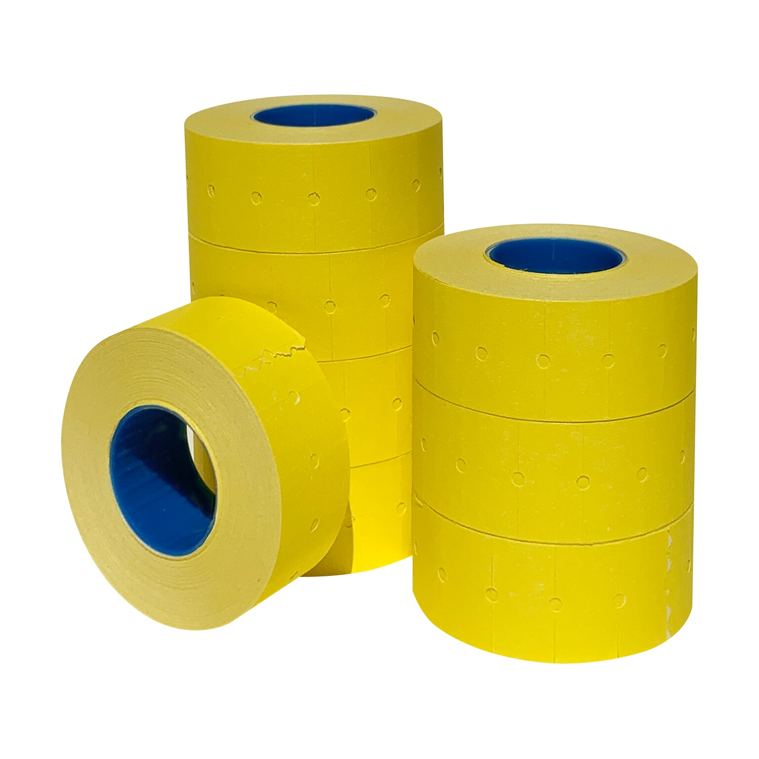 Garvey Punch-Hole Label, 0.83 x 0.47, Yellow, 1000 Labels/Roll, 8 Rolls/Sleeve (2112-31510)