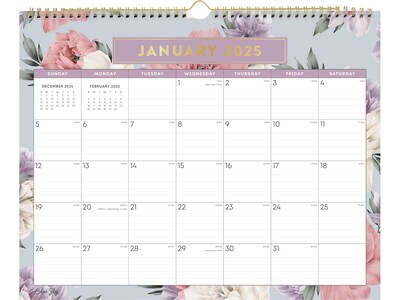 2025 Blue Sky Tula 15 x 12 Monthly Wall Calendar (144076-25)