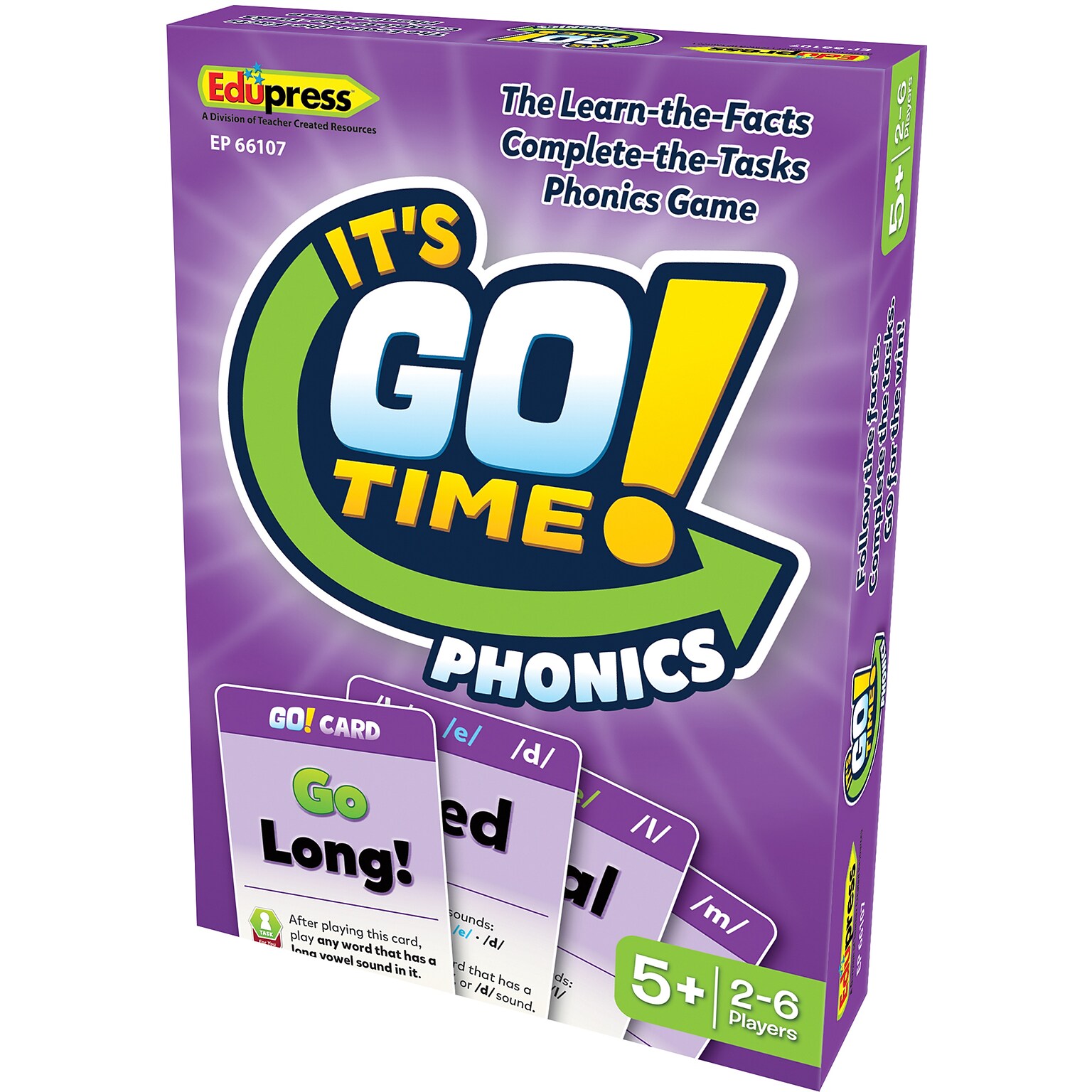 Teacher Created Resources Its GO Time!: Phonics, 108/Pack (TCR66107)