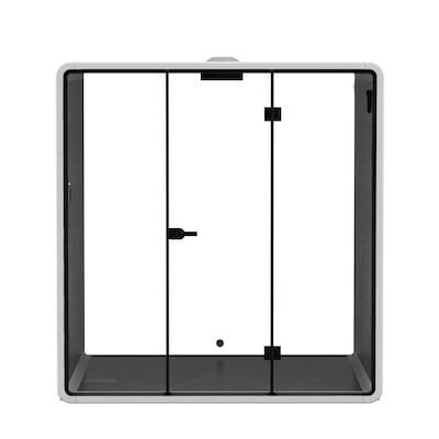 FlexiSpot WorkCube Series Sound Absorbing 6 Person Privacy Booth, White (P6FW-KIT)