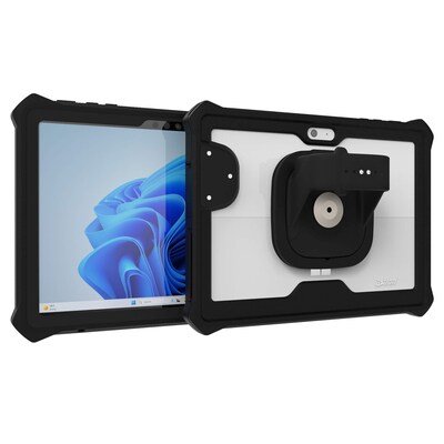 The Joy Factory aXtion Go MP Transparent 10.5 Surface Go Rugged Case for Go, Go 2, 3, & 4, Black (CWM404MP)