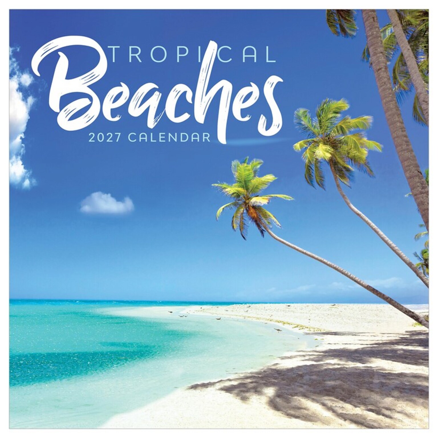 2027 TF Publishing Tropical Beaches 10 x 12 Monthly Wall Calendar, Multicolored (27-1030)