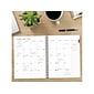 2024-2025 Willow Creek Celestial Magic 8.5" x 11" Academic Weekly & Monthly Planner, Paper Cover, Black/Gold (48139)
