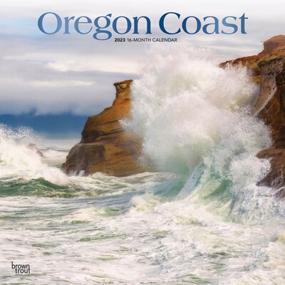 2023 BrownTrout Oregon Coast 12 x 12 Monthly Wall Calendar (9781975452445)