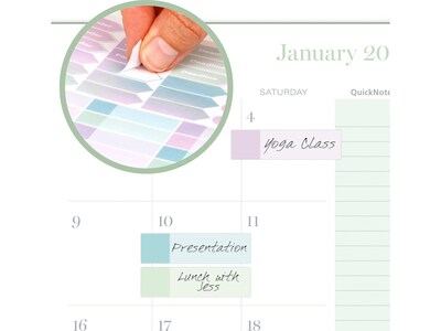 2025 Cambridge Ombre 5.5" x 8.5" Weekly & Monthly Planner, Poly Cover, Multicolor (1731-200-25)