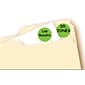 Avery Laser Color Coding Labels, 3/4" Dia., Neon Green, 1008 Labels Per Pack (5468)