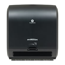 enMotion® Flex Mini Automated Touchless Roll Paper Towel Dispenser by GP PRO, Black, 11.750”Wx7.830”