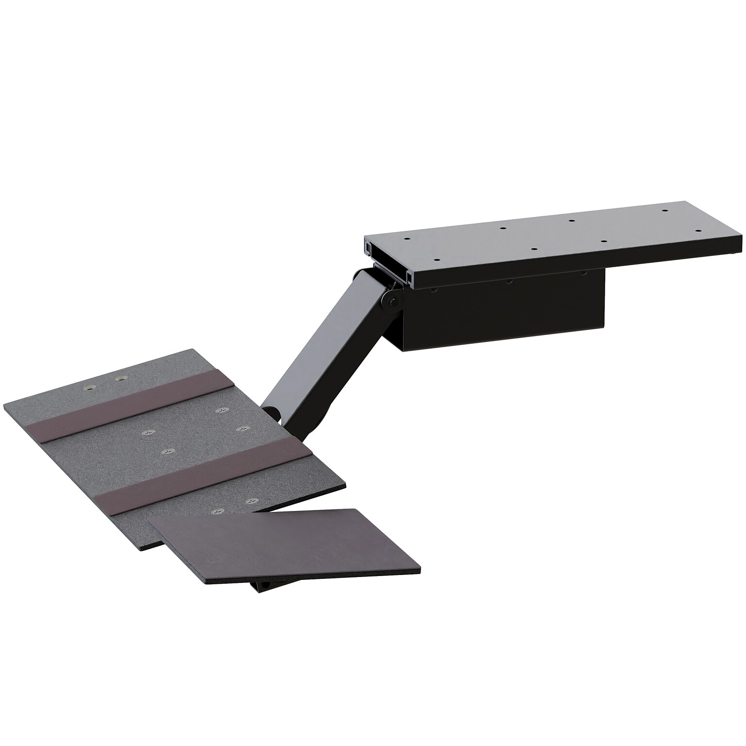 Uncaged Ergonomics Adjustable Keyboard Drawer, Black (KT1)