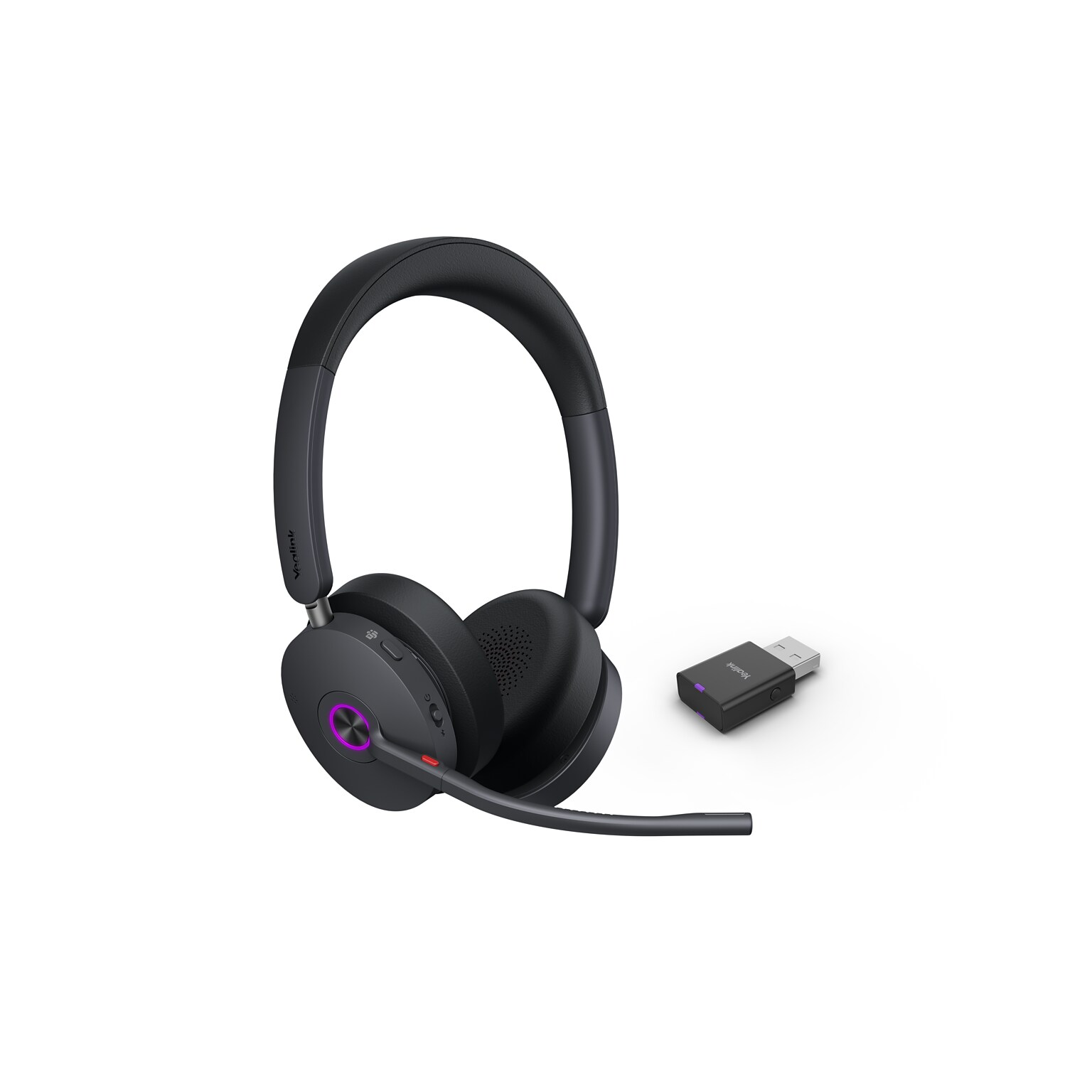 YeaLink WH68 Hybrid USB-A/USB-C Bluetooth Stereo Phone & Computer Headset, MT Certified