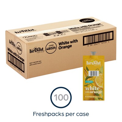 The Bright Tea Co. White Tea, Flavia Freshpack, 100/Carton (MDRB504)