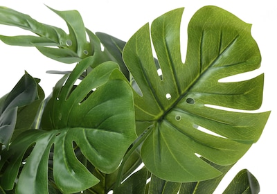 Monarch Specialties Inc. 24" Artificial Monstera Plant in Pot (I 9551)