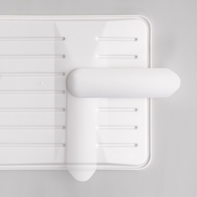 Iris Stainless Steel Dish Rack, White (586693)