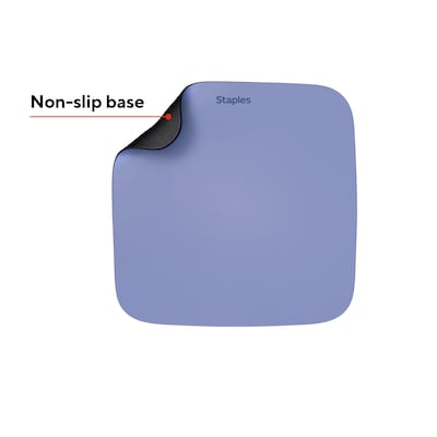 Staples TECH Non-Skid Mouse Pad, Lavender, 2/Pack (ST61815)