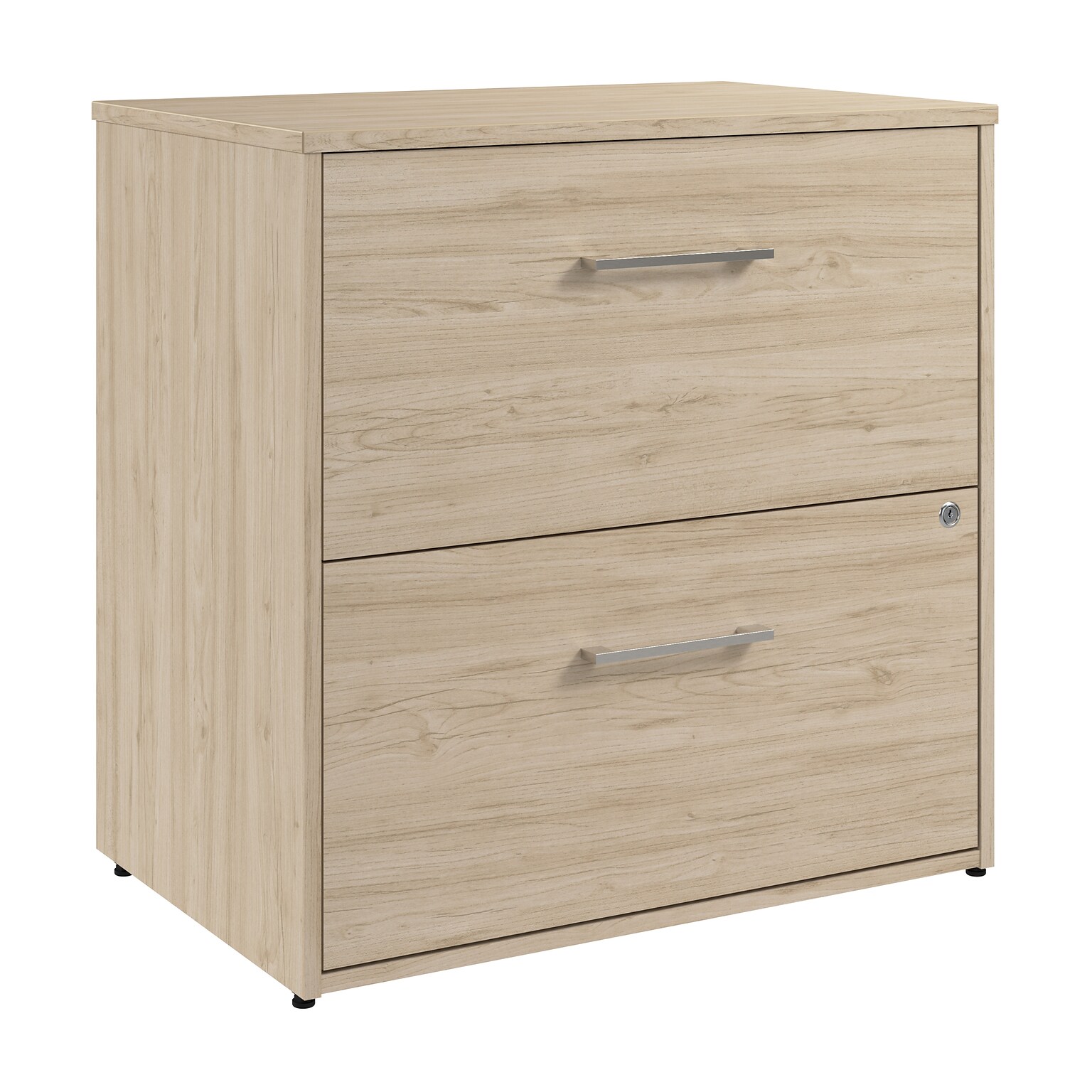 Bush Business Furniture Hustle 2 Drawer Lateral File Cabinet, Natural Elm (HUF130NE)