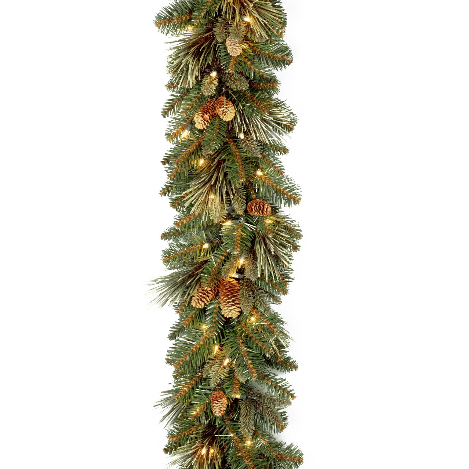National Tree Company 9 Carolina Pine Garland with LED Lights (CAP3-306-9A-B1)