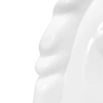 Creekwood Home Whimsilux 15.5" LED Table Lamp, White/Silver Glitter (CWT-2023-SL)