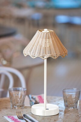 Adesso Stevie LED Table Lamp, White (4082-02)