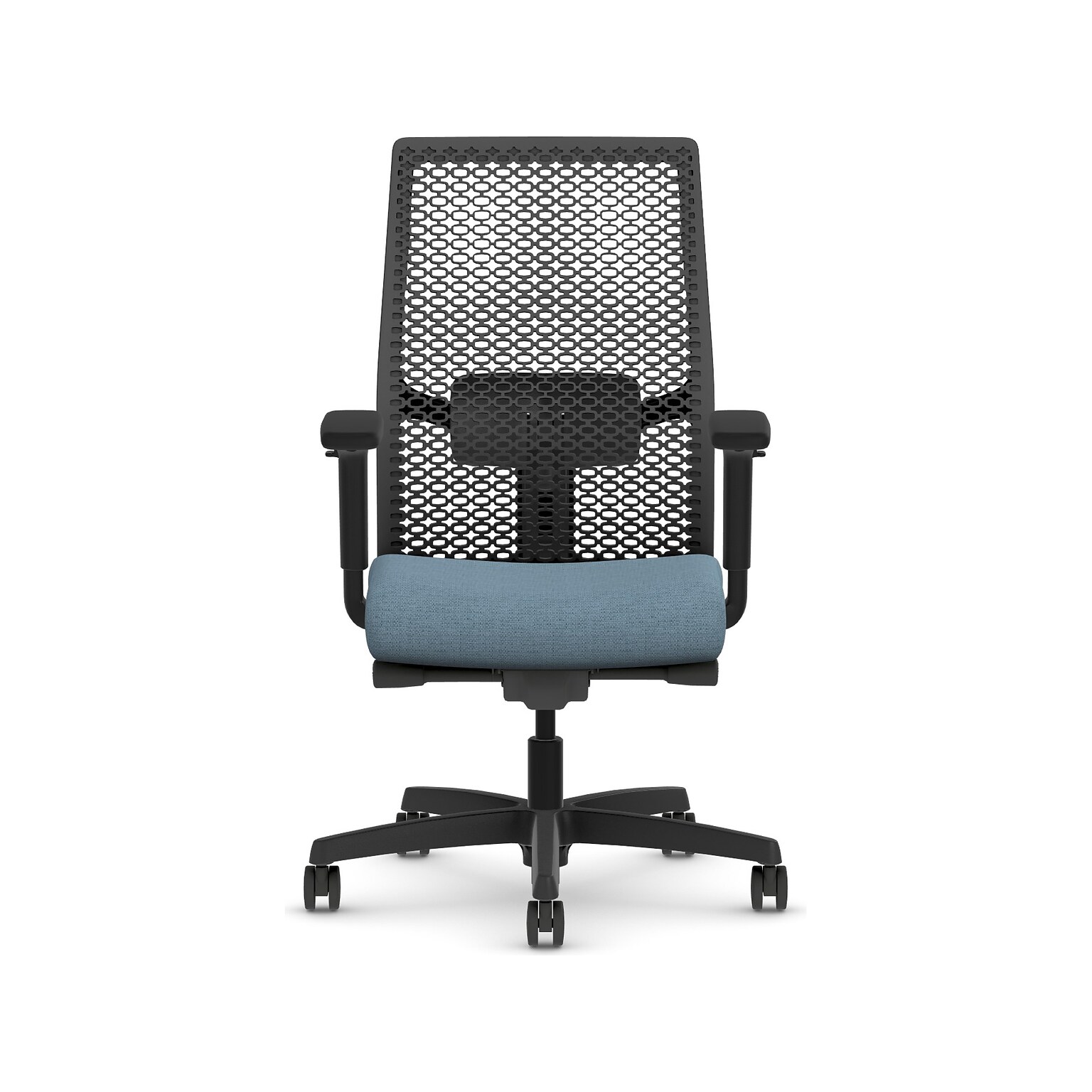 HON Ignition 2.0 ReActiv Fabric Swivel Task Chair, Carolina/Black (HIWMRAKD.Y2.A.H.0S.HAML21.BL.SB.T)