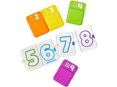 hand2mind Sensory Number Trays, 10/Set (96237)