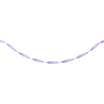 Creative Converting Touch of Color Streamer, Luscious Lavender, 12/Pack (078490)