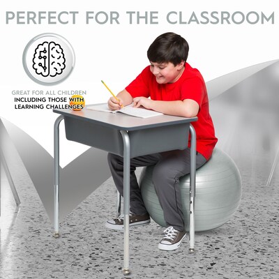 Bouncy Bands Balance Ball, 55cm, Silver (BBAWBS55SI)
