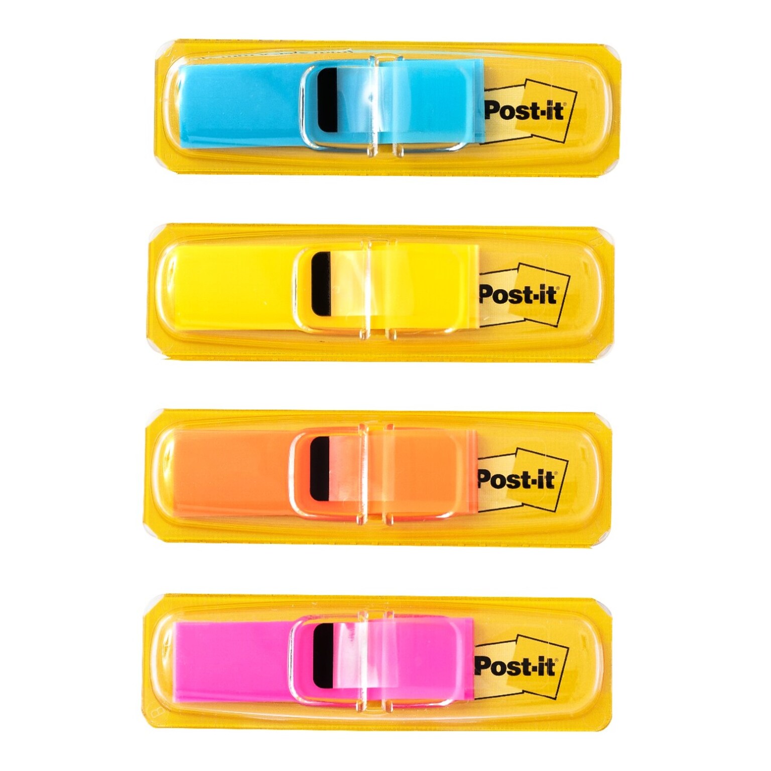 Post-it® Flags, .47 Wide, Assorted Colors, 140 Flags/Pack (683-4ABX)