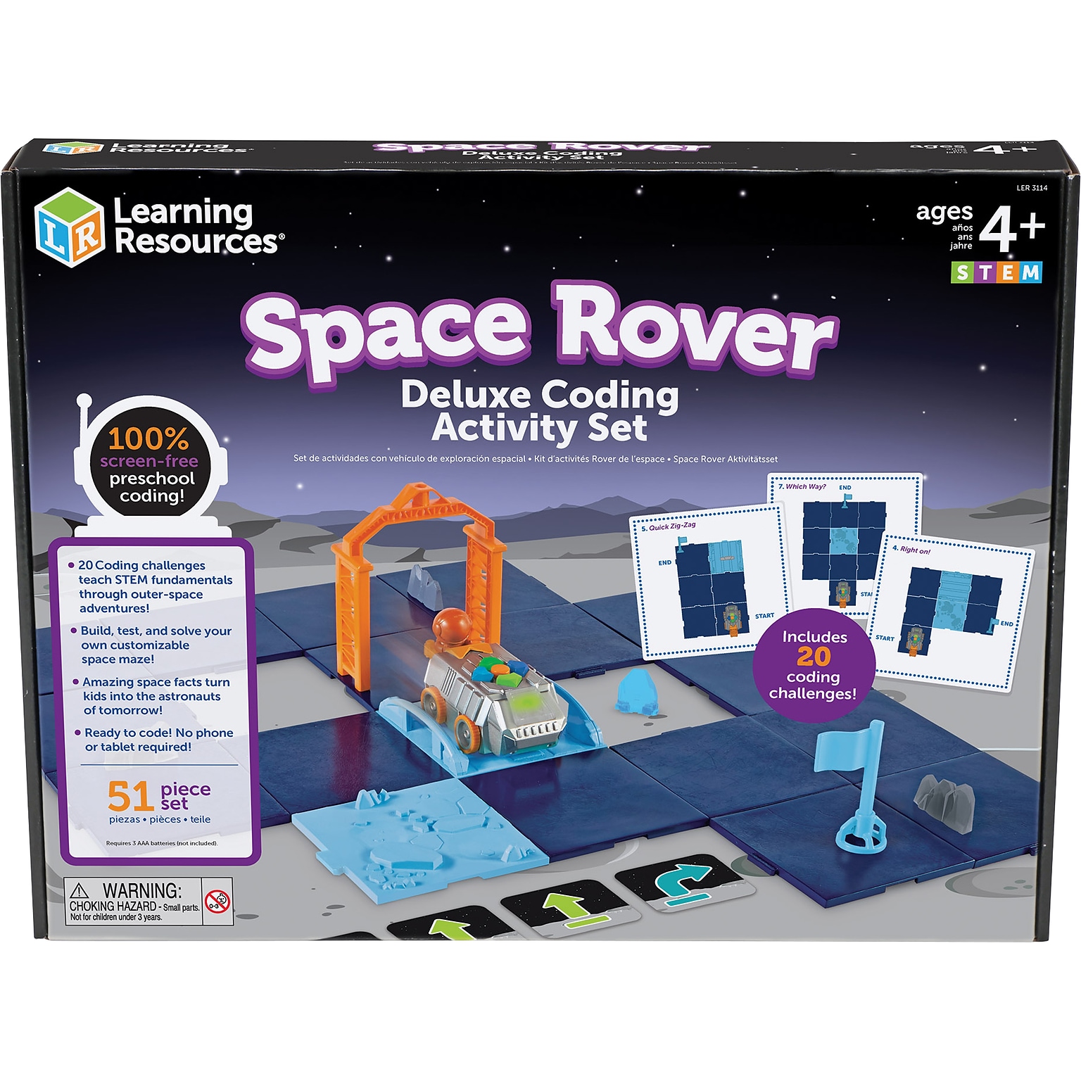 Learning Resources Space Rover Deluxe Coding Activity Set (LER3114)