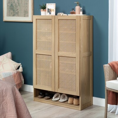 Sauder Select 47H Storage Cabinet with 5 Shelves, Harmony Ash (443654)