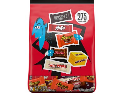 Hersheys Miniatures Assorted Chocolate Candies, 78.24 oz., 275 Pieces (34000-94545)