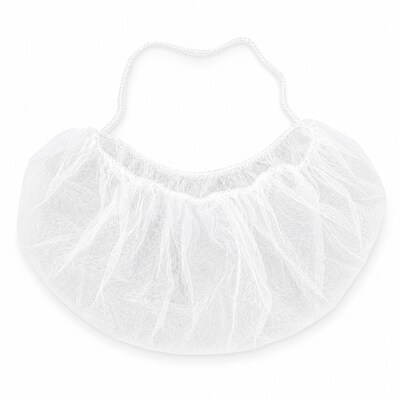 Global Industrial Nylon Beard Cover, One Size, 21 , 100/Bag (708194)
