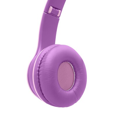 Crayola Boost Active Wireless Over-Ear Headphones, Bluetooth, Pink/Purple (CHPBT348)