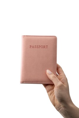 Bugatti Bondstreet RFID Faux Leather Passport Holder, Pink (TAC5411BS-PINK)