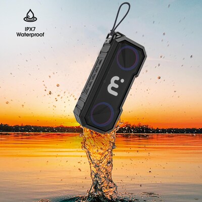 MyBat Pro Bluetooth Wireless Water Resistant Speaker, Black (SPK008001)