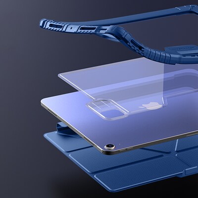 SaharaCase Heavy Duty Folio Case for 13" Apple iPad Air M2 (2024), Desert Blue (TB00409)