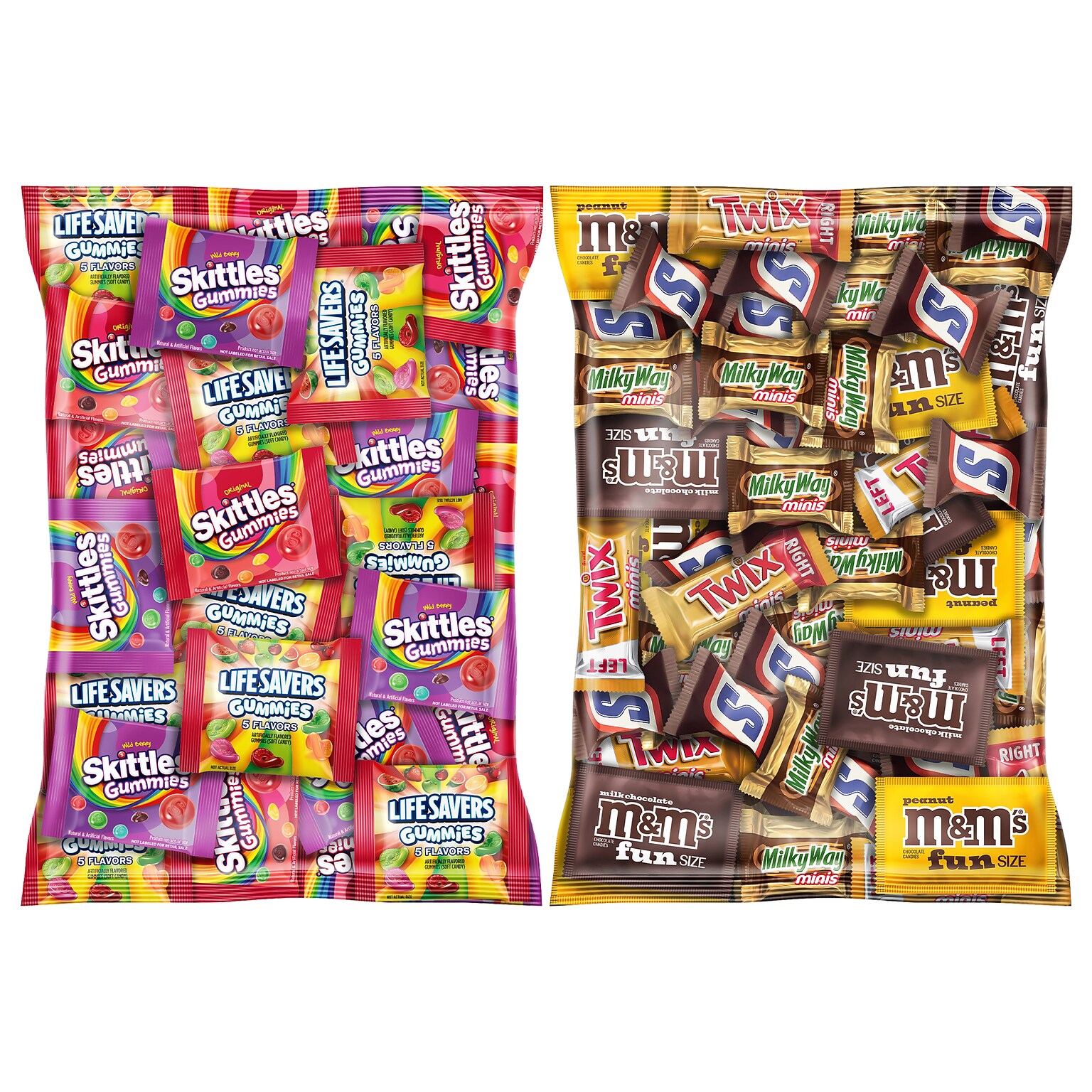 Mars Favorites Chocolate and Gummy Bundle, 132.6 oz., 2/Pack (600-04231)