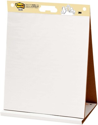 Post-it Super Sticky Tabletop Easel Pad, 20" x 23", 20 Sheets/Pad (563)