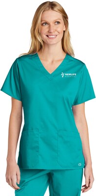 WINK WOMENS WORKFLEX V-NECK TOP