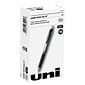 uniball Signo RT Gel Pens, Medium Point, 0.7mm, Black Ink, Dozen (65940)