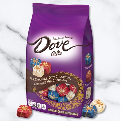 Dove Promises Chocolate Christmas Candy Variety Assortment, 24 oz. (MMM57643)