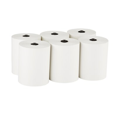 enmotion Flex Hardwound Paper Towels, 1-ply, 550 ft./Roll, 6 Rolls/Carton (89730)