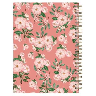 Blue Sky Bespoke Composition Notebook, 5.75" x 8.5", Camellia Floral (159138)