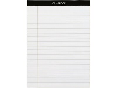 2025 AT-A-GLANCE Executive 11" x 9" Monthly Padfolio Refill, White/Black (70-909-10-25)