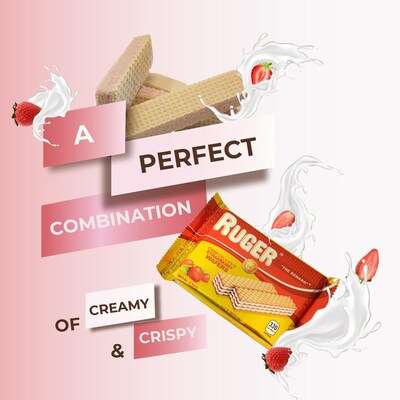 Ruger Strawberry Wafers, 2.125 oz., 12 Packs/Box (RUG00311)