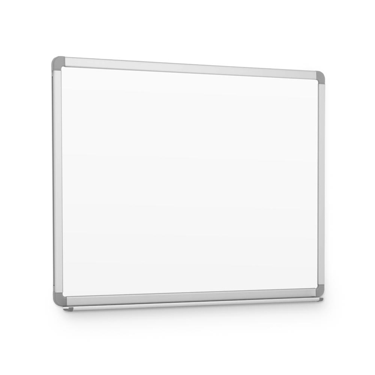 Luxor Magnetic Porcelain Dry-Erase Whiteboard, Aluminum Frame, 36W x 24H (DEWM001)