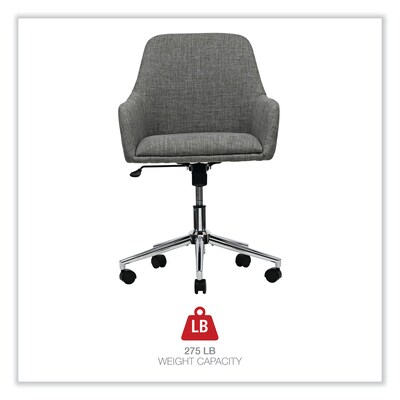 Alera® Fixed Arm Fabric Task Chair, Gray (ALEWS4241)