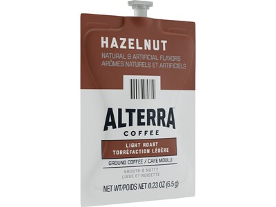 Alterra Hazelnut Coffee Flavia Freshpacks, Light Roast, 40/Carton (48722)