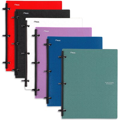 Five Star Flex 3-Subject Notebooks, 8.5" x 11", College Ruled, 120 Sheets, Blue (08126)