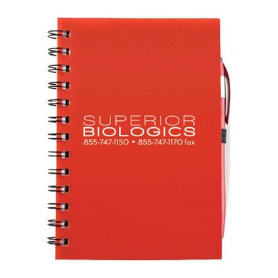 Custom Colored Cardboard Jotter Spiral Bound Notebook